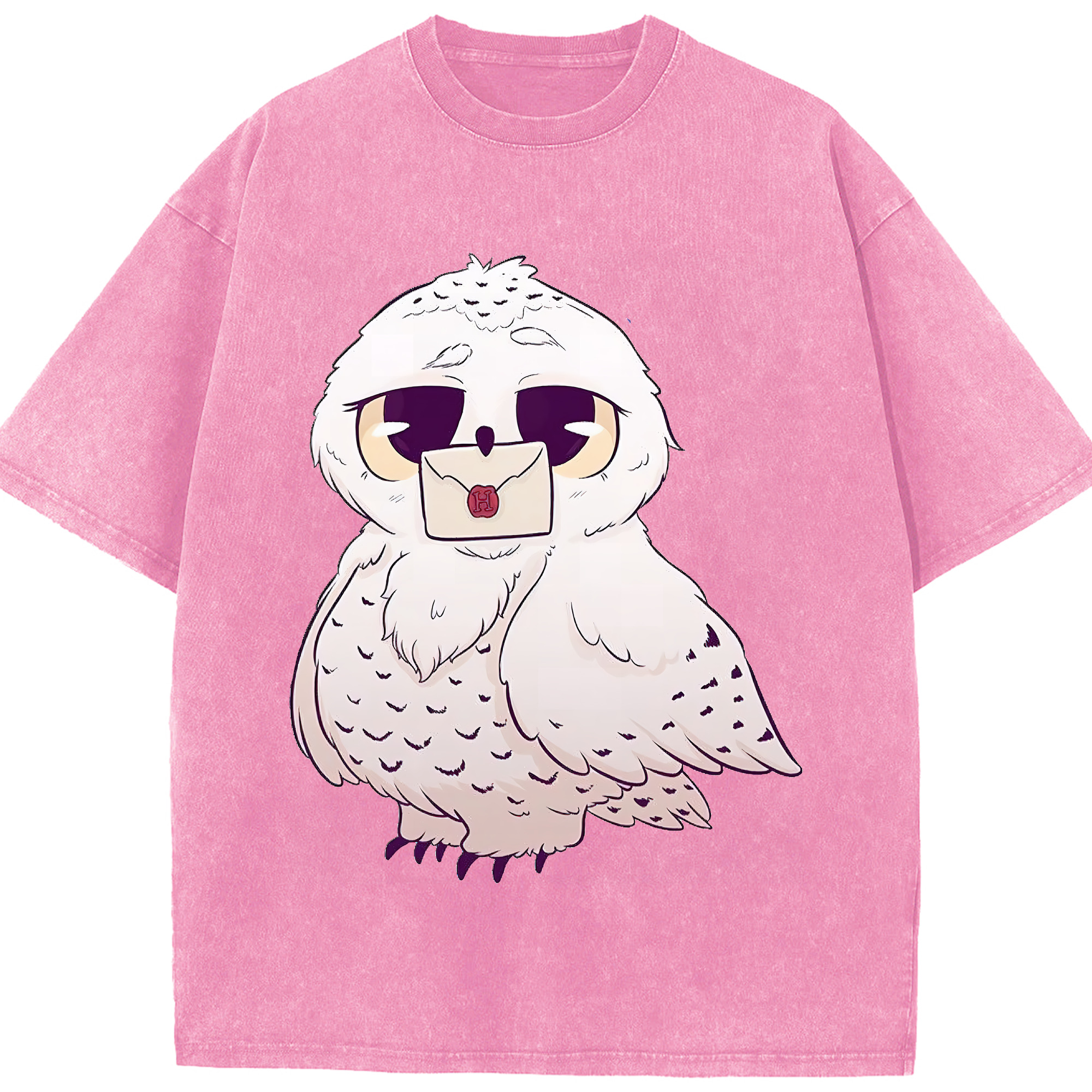 （画像用） Harry Potter ハリー・ポッターシリーズ 綿100% ヴィンテージ風 半袖Tシャツ（フロントプリント）